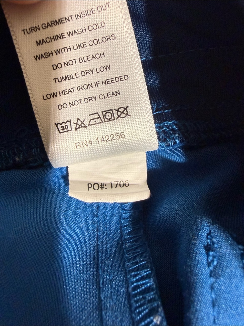 FIGS Zamora High Waisted 6-Pocket Classic Fit Jogger Scrub Pants Alps Blue XSR - Picture 4 of 6